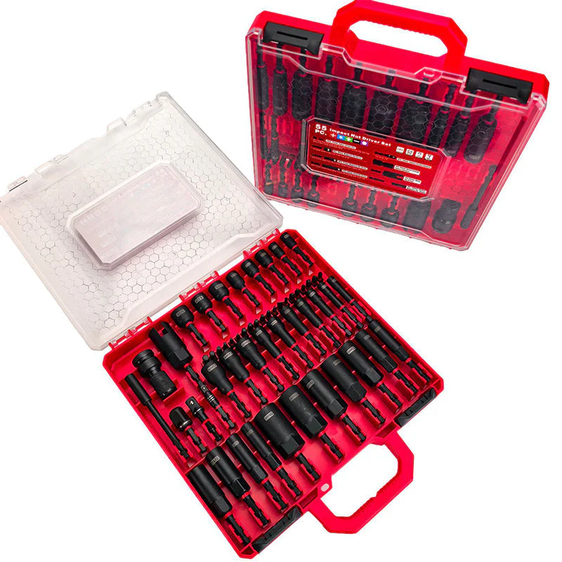 55-Piece Magnetic Impact Nut Driver Set - Image 7