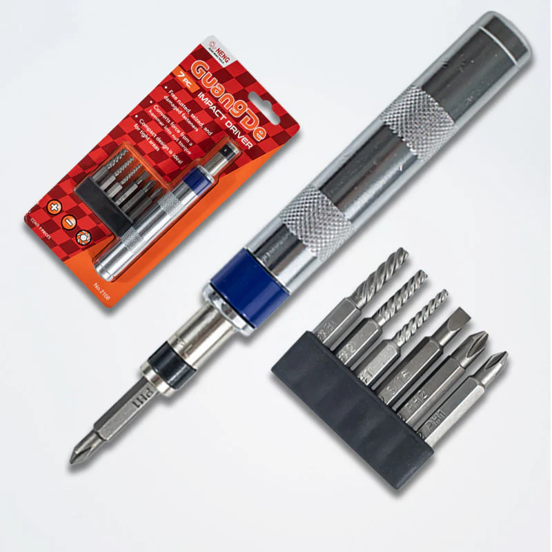 Manual Hand Reversible Impact Driver Set - Image 3