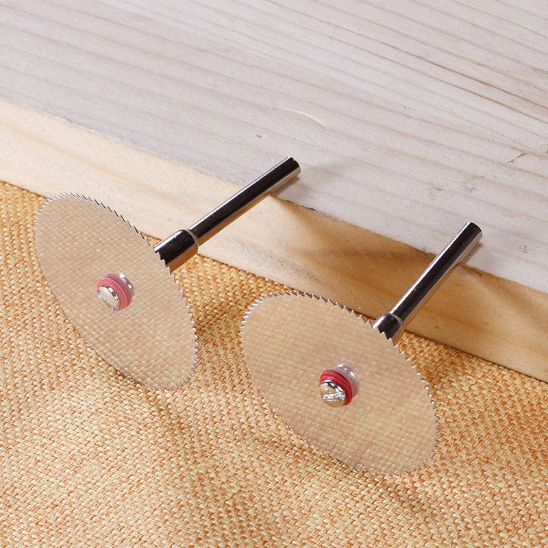 Pousbo® 10pcs Stainless Steel Mini Saw Blade with Shank - Image 3