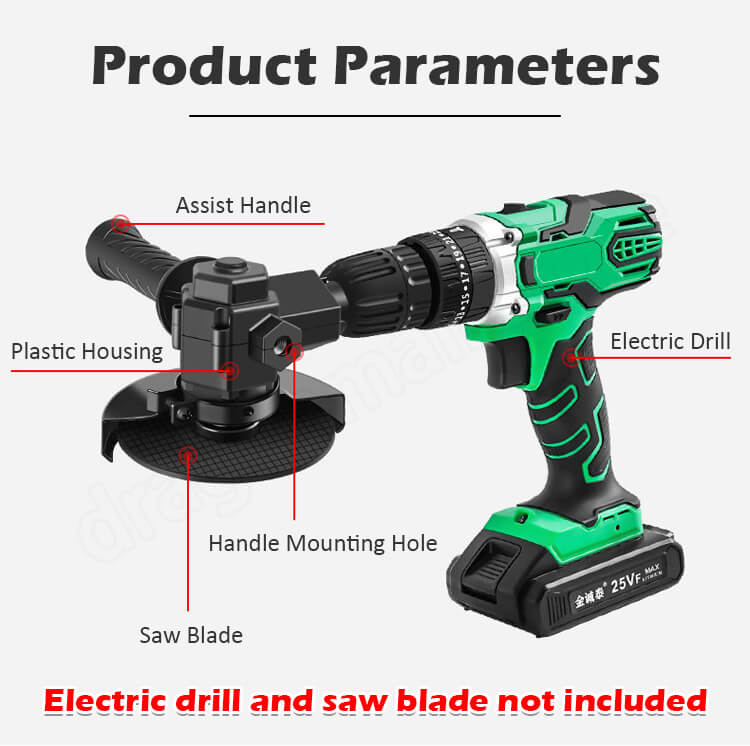Electric Drill To Angle Grinder Converter - Image 3
