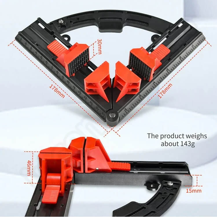 Multi-Angle Adjustable Corner Clamp for Woodworking - Image 2