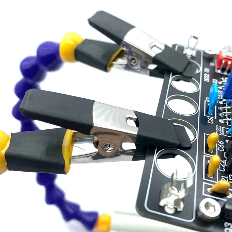 Multi-Arm Adjustable Soldering Helping Hands - Image 8