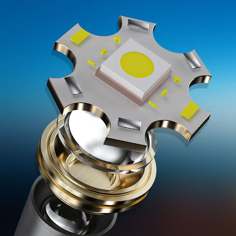 Multifunctional White Laser LED Flashlight - Image 5