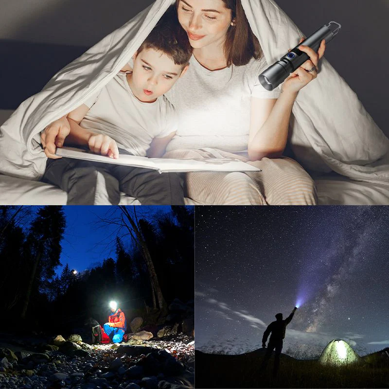 Multifunctional White Laser LED Flashlight - Image 6