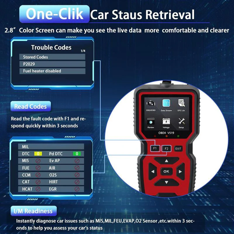 🔥Hot Sale🔥OBD2 Scanner Car Engine Diagnostic Tool(Save $100 – Diagnose issues yourself, skip the garage markup! 💸) - Image 5