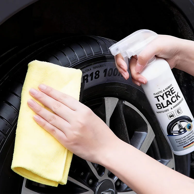 🚗 BUY 3 GET 1 FREE! 🎉 Tire Shine & Protect Spray – Deep Gloss, UV Guard & Anti-Dust ✨📦 - Image 9