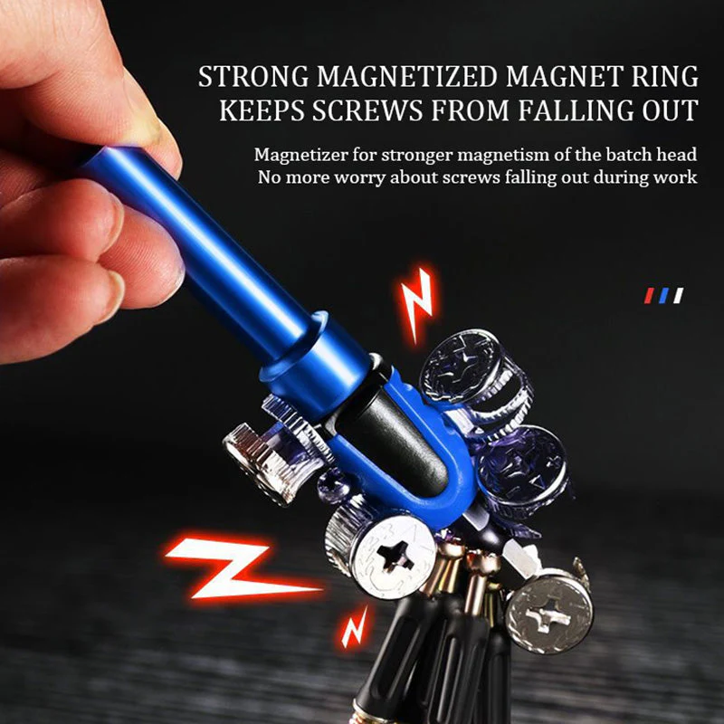 Practical Gift - 3-in-1 Multi-function Powerful Magnetic Safety Screwing Tool Set - Image 2