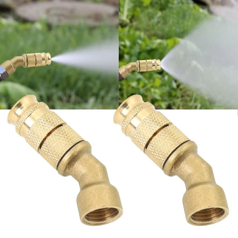Adjustable Brass Sprayer Nozzle - 45° Tilted - Image 3