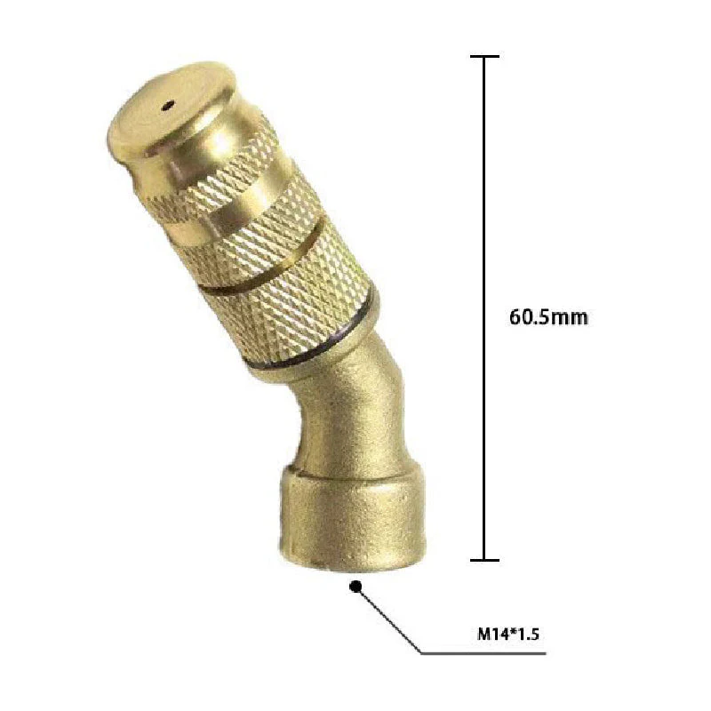 Adjustable Brass Sprayer Nozzle - 45° Tilted - Image 8