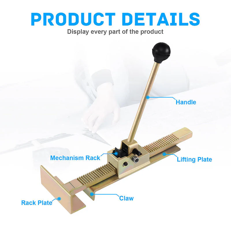 Professional Ratcheting Hardwood Plank Jack - Image 8