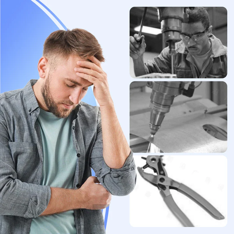 Heavy-Duty Stainless Steel Hole Punch Pliers - Image 5