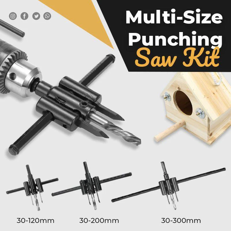 Multi-Size Punching Saw Kit - Image 8