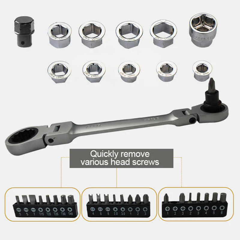 36pcs Ratchet Wrench Sets with box - Image 4