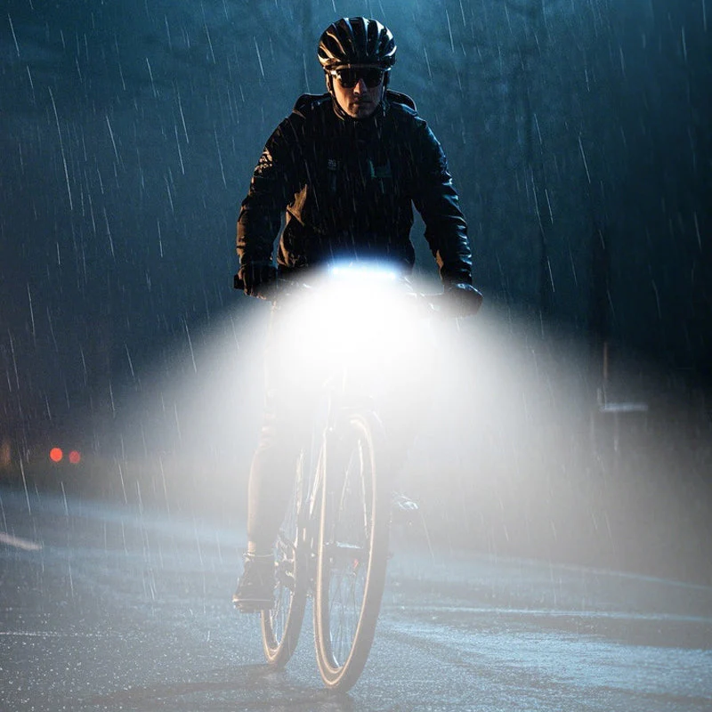 Rechargeable 28-LED Bicycle Headlight with Horn - Image 8