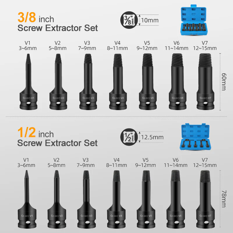Damaged Screw Extractor Set - Image 11