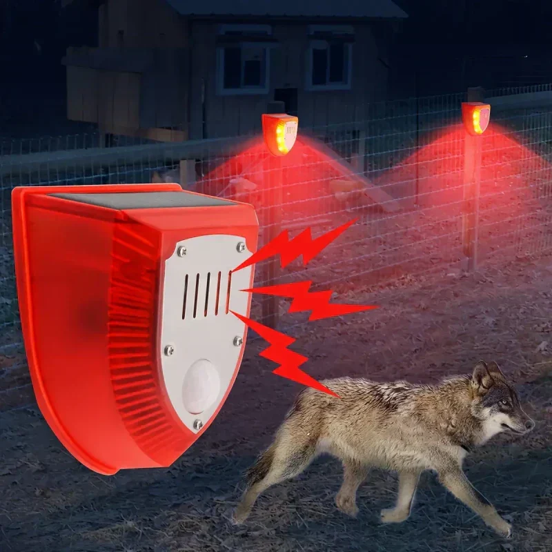 Solar 129dB Sound Security Alarm Light with Motion Sensor - Image 5
