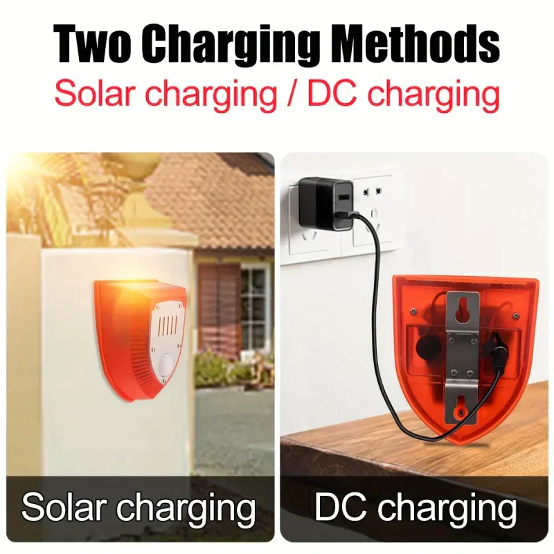 Solar 129dB Sound Security Alarm Light with Motion Sensor - Image 8