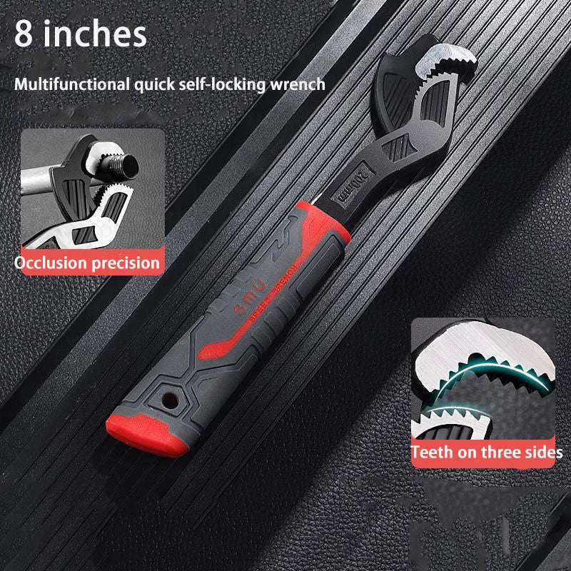 Industrial Grade Multifunctional Self-locking Pipe Wrench Tool - Image 9