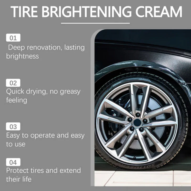 Long-Lasting Non-Greasy Tire Shine Wax - Image 4