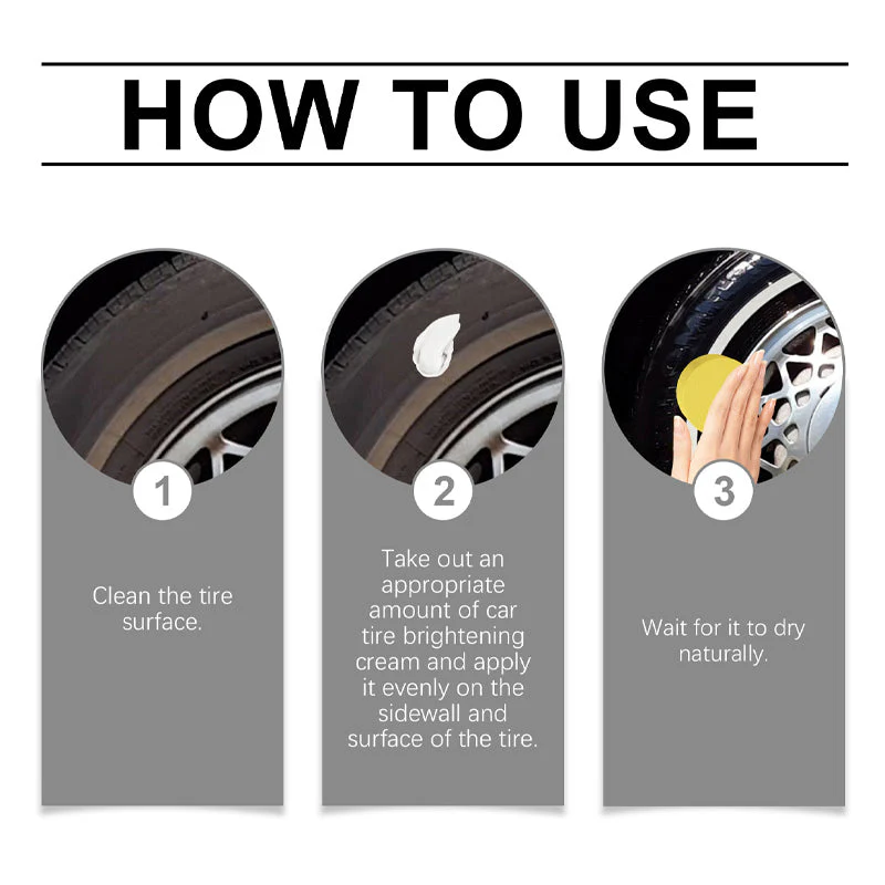 Long-Lasting Non-Greasy Tire Shine Wax - Image 7