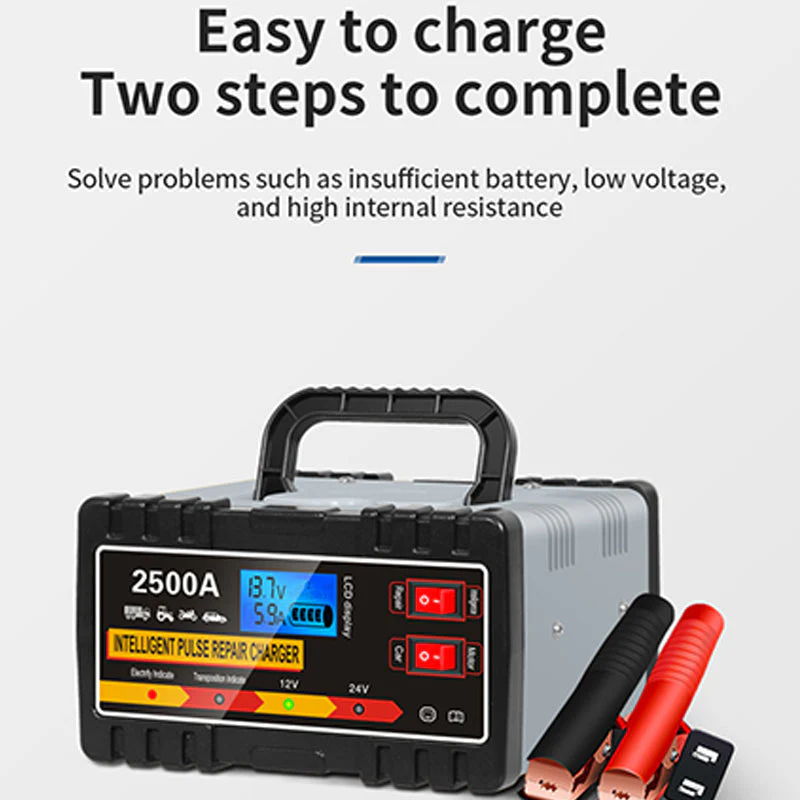 ⏰Smart Car Battery Charger with Pulse Repair - Image 5