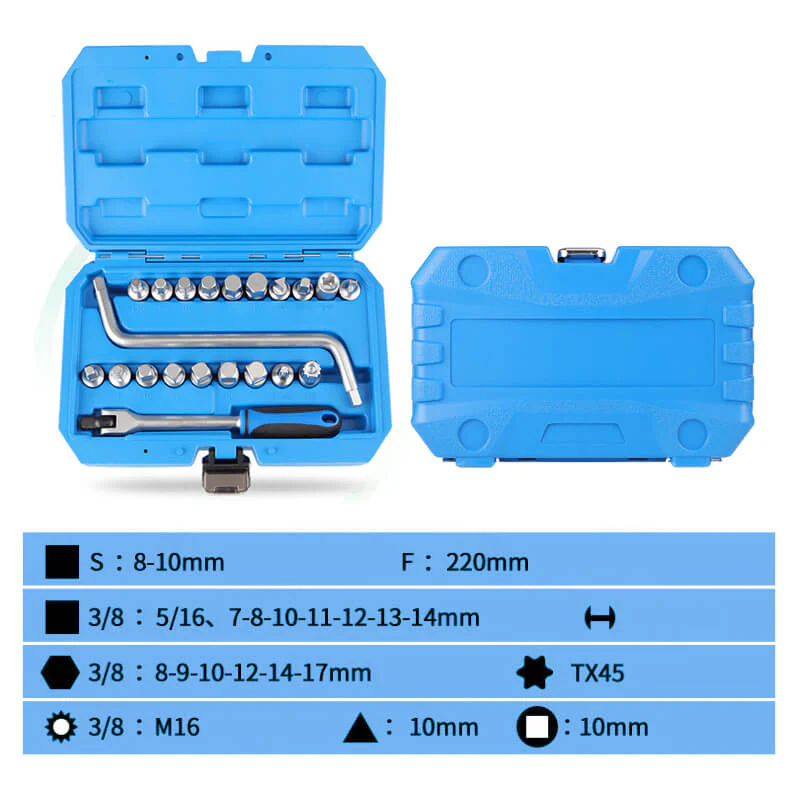 Special Wrench Ratchet Sets Bit Sockets for Automotive Repair - Image 3