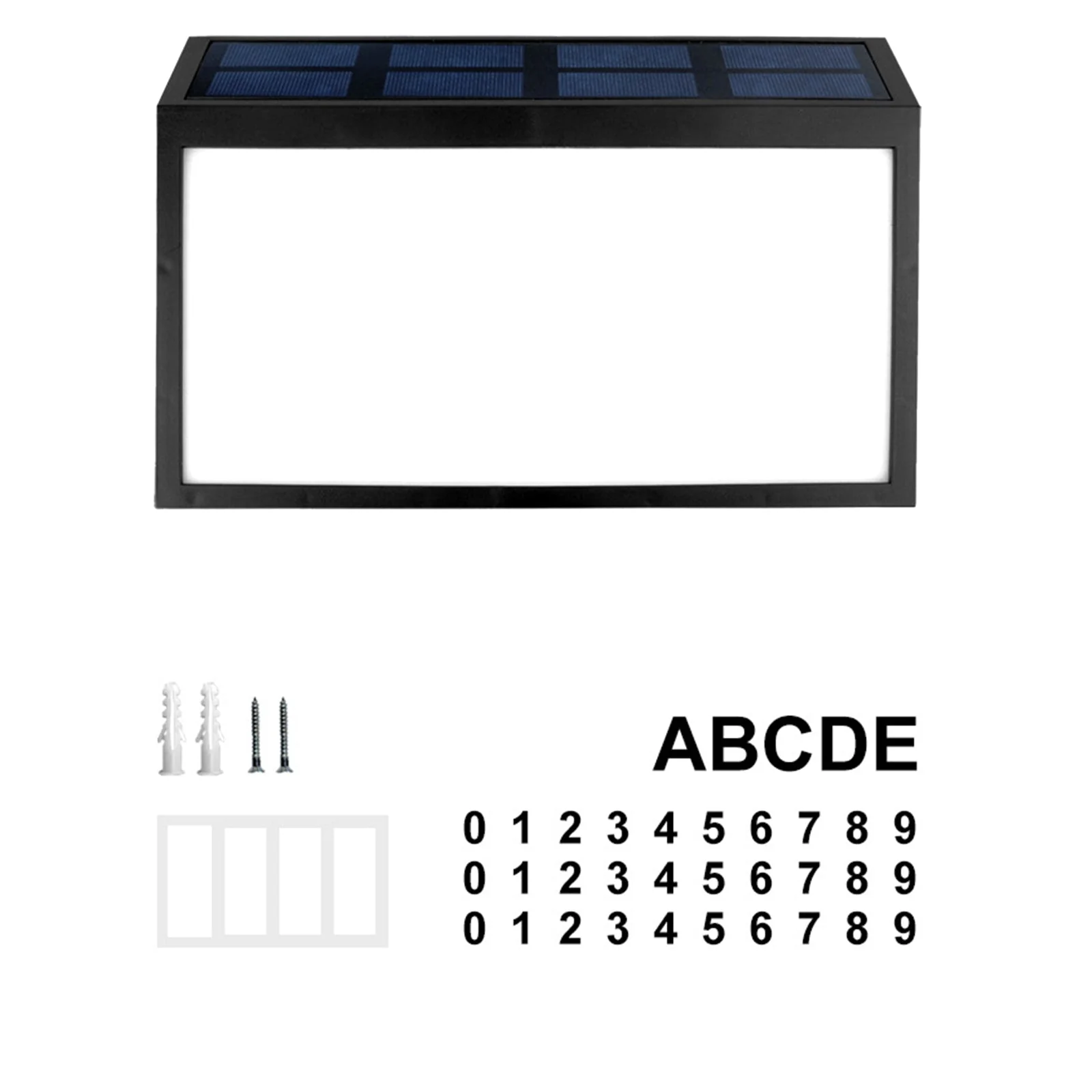 Solar-Powered Address Sign Waterproof LED Light - Image 10