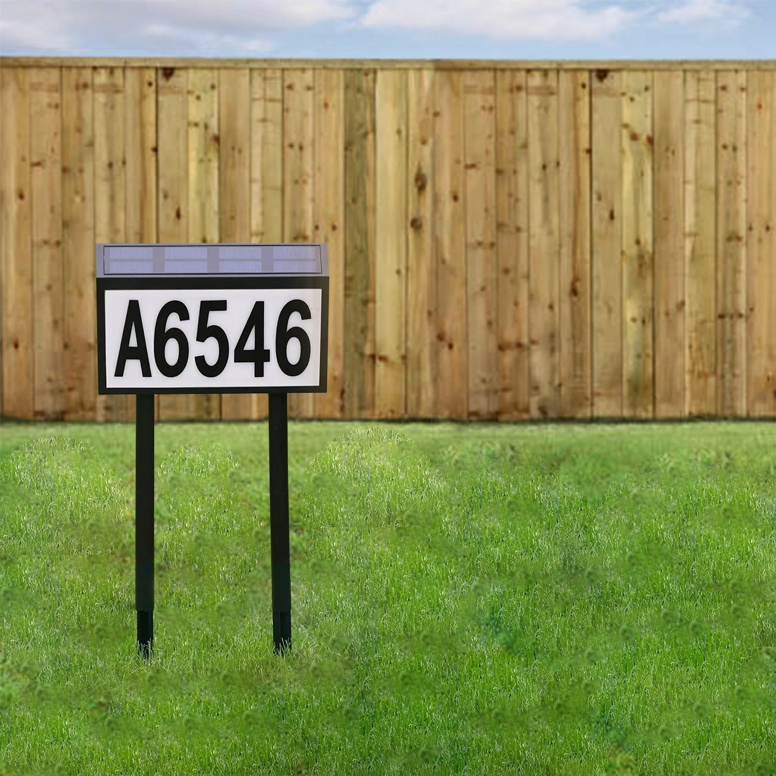 Solar-Powered Address Sign Waterproof LED Light - Image 4