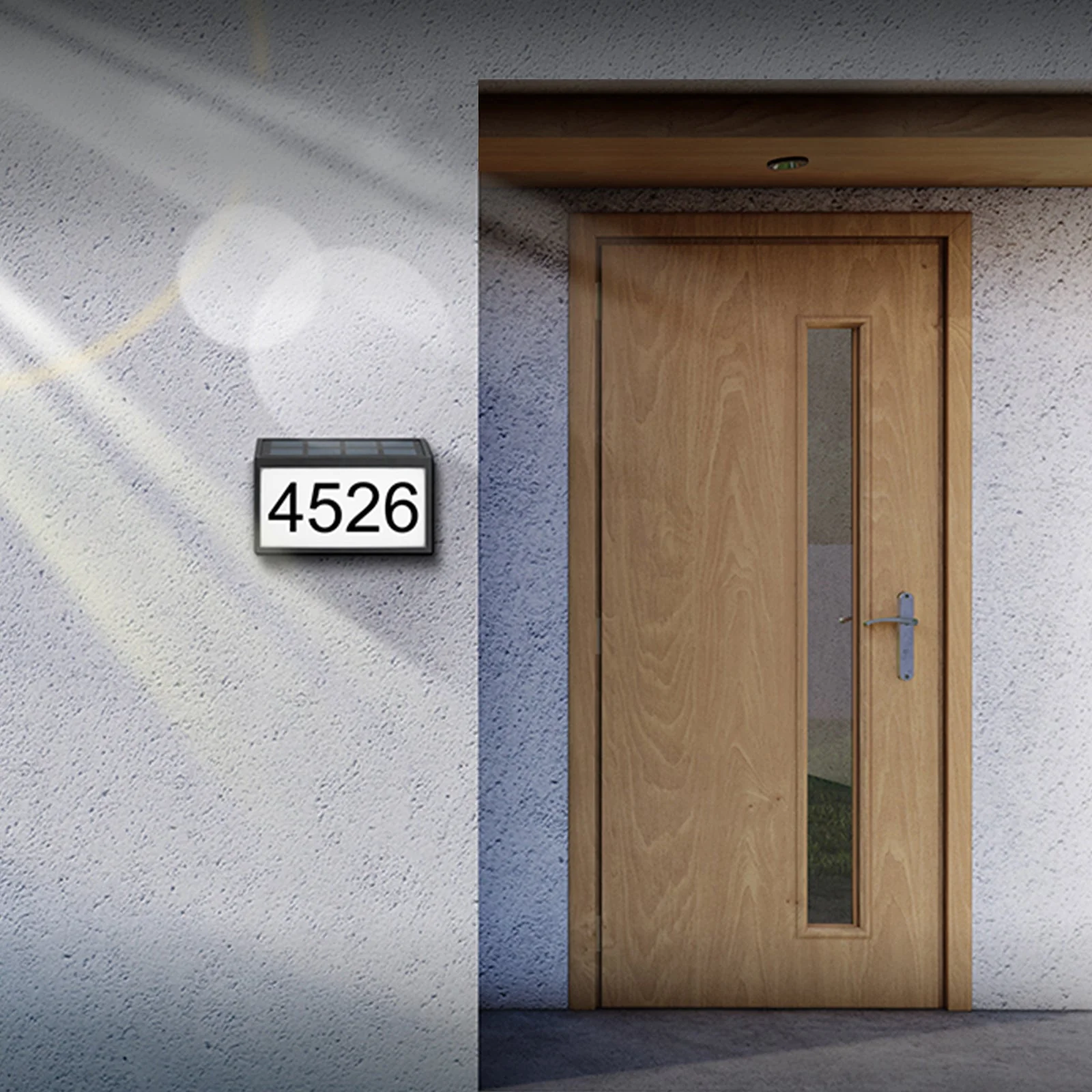 Solar-Powered Address Sign Waterproof LED Light - Image 6