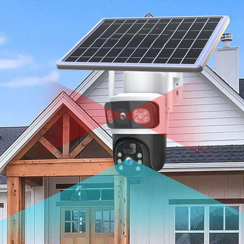 Wireless Outdoor Solar Security Cameras with Dual Lens - Image 5