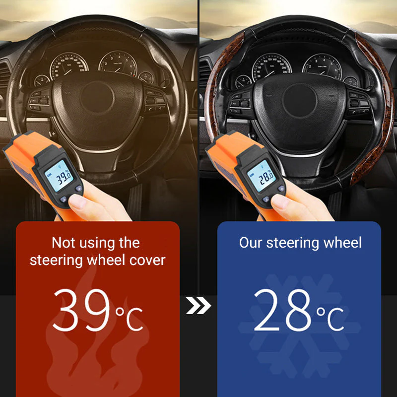 ā³Limited time half price-š„Universal anti-slip car steering wheel cover - Image 3