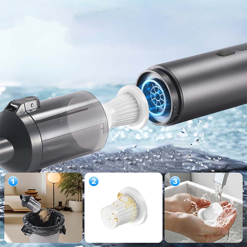 High Power Handheld Cordless Car Vacuum Cleaner - Image 5