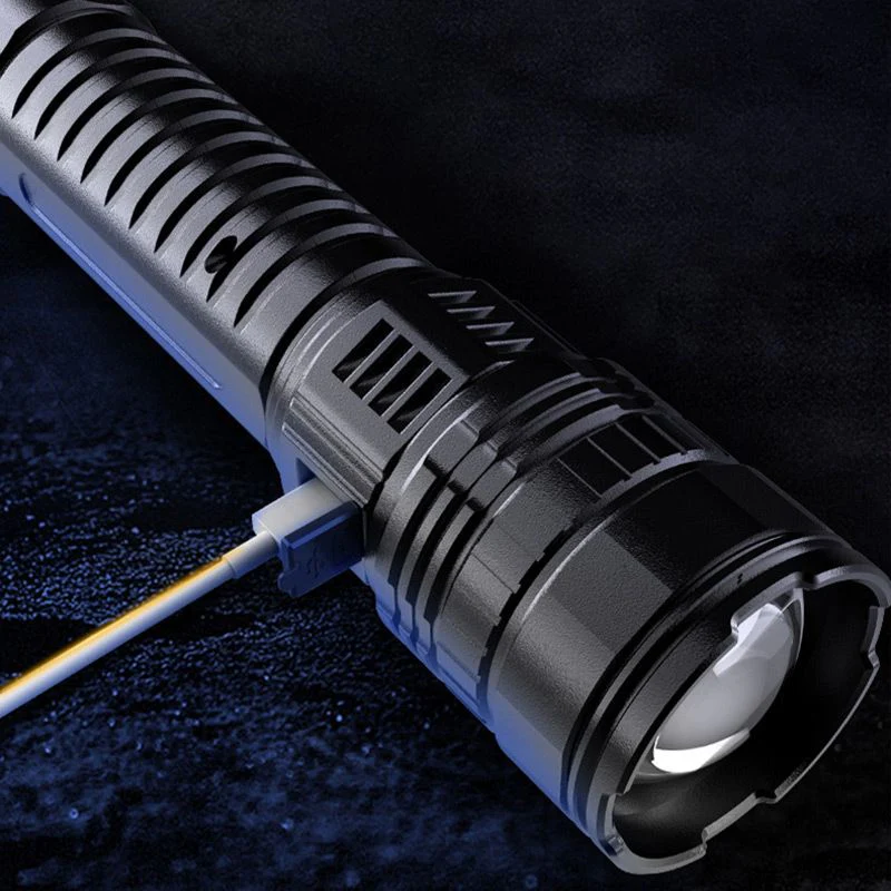 🔥Hot sale🔥Multifunctional White Laser Telescopic Zoom Tactical Flashlight - Image 9