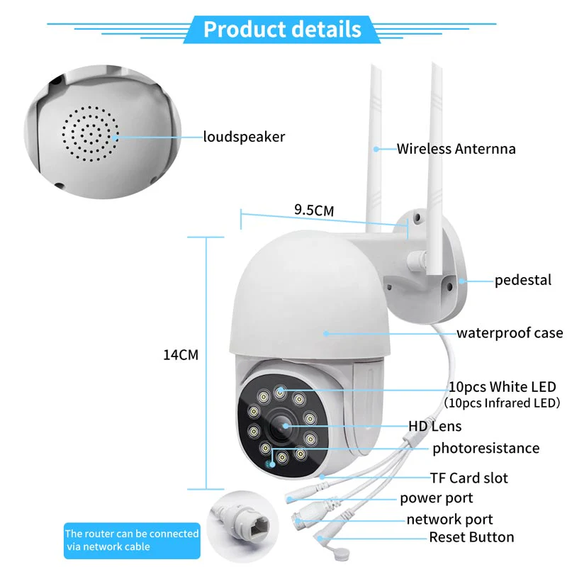 Waterproof Wireless Smart Surveillance Camera - Image 9