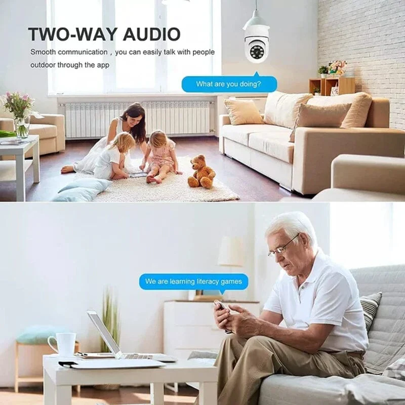 Wireless Wifi Light Bulb Security Camera - Image 11