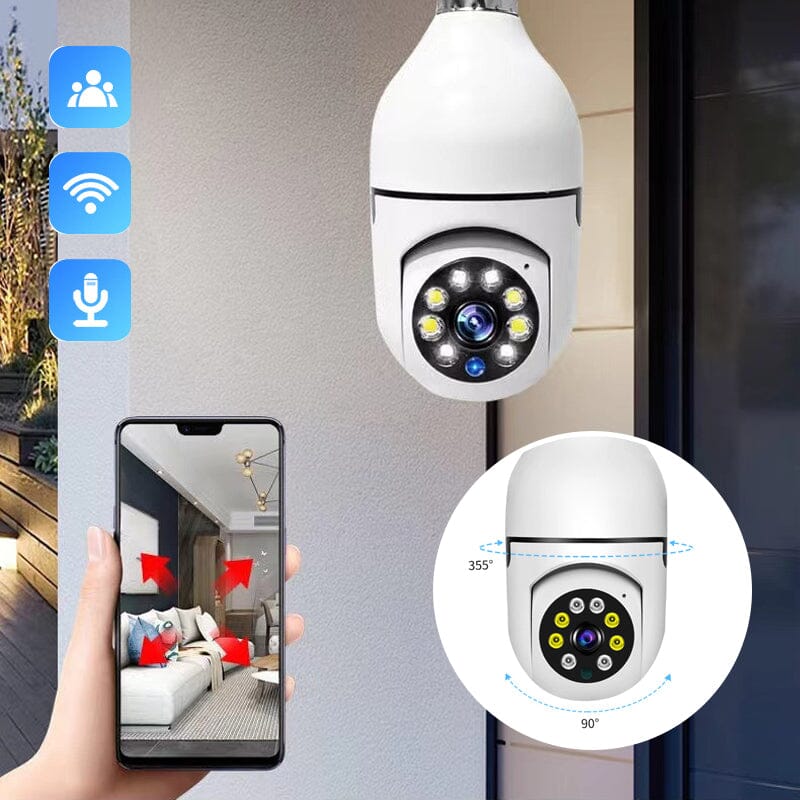 Wireless Wifi Light Bulb Security Camera - Image 2