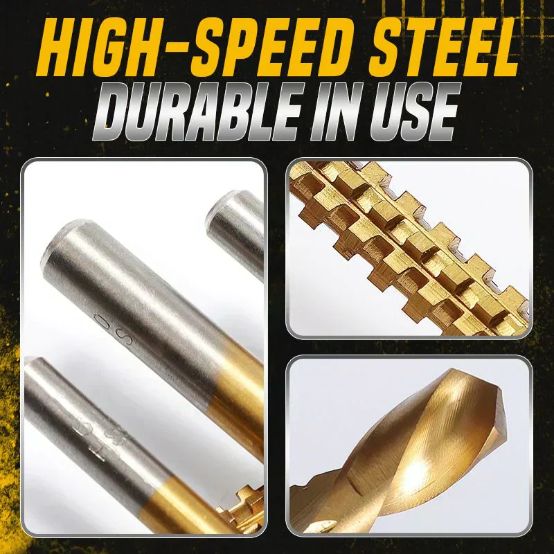 ⚙️ Twist Drill Bit Set – High-Speed Steel, Titanium-Coated & Multi-Material Ready 🧰 - Image 5