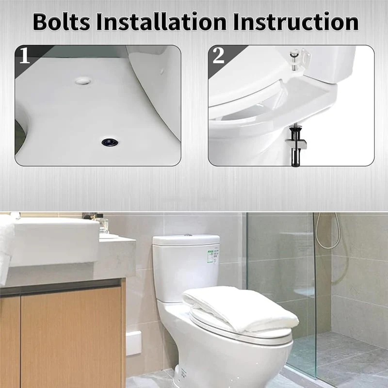 🔥Hot Sale🔥Heavy Duty Toilet Seat Fastener Bolt kit - Image 4