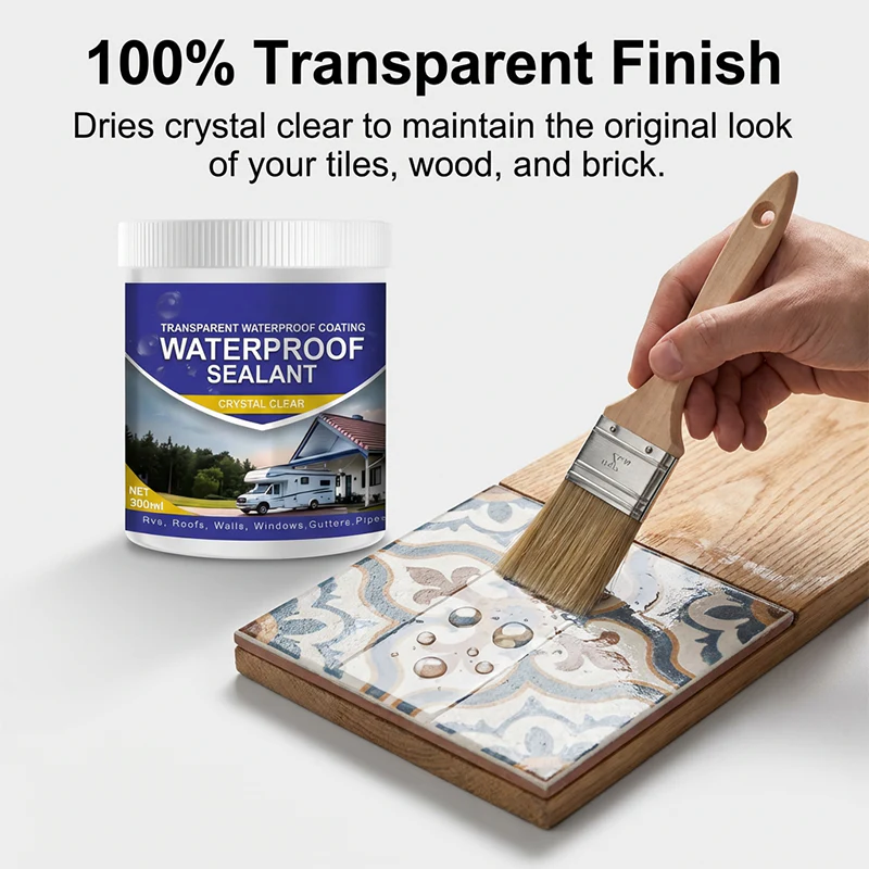 Transparent Waterproof Sealant for All Surfaces