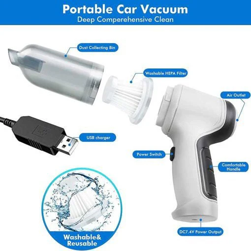 Mintiml® Mini Handheld Cordless Vacuum Cleaner - Image 7
