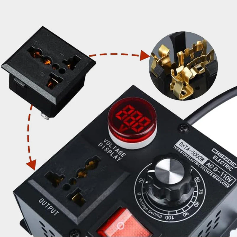 Electronic Voltage Regulator for Speed Temperature Light Regulation - Image 2