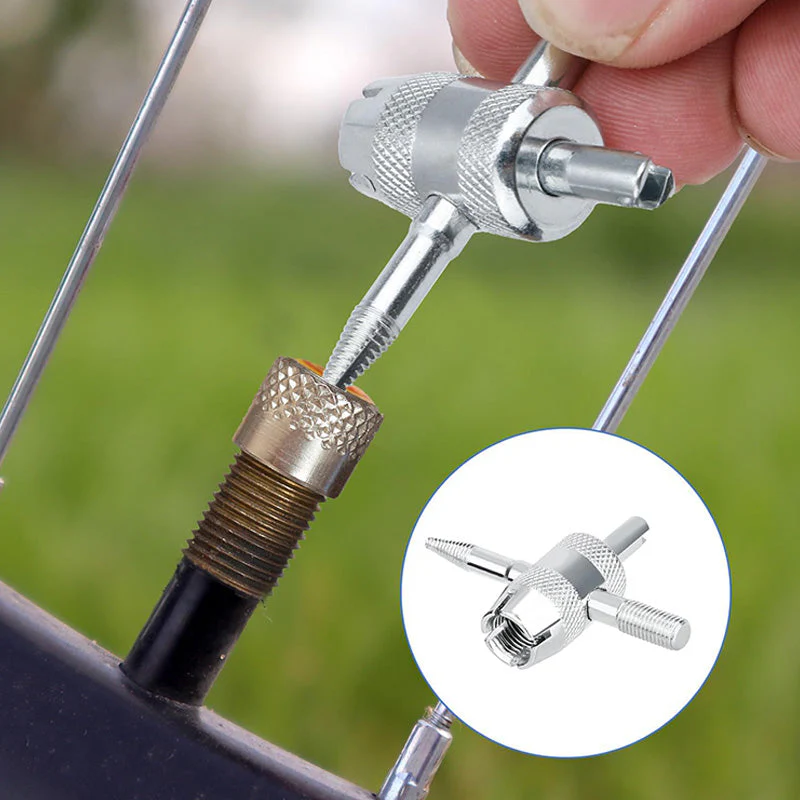 5PCS 4-Way Tyre Valve Removal Tool for Car - Image 7