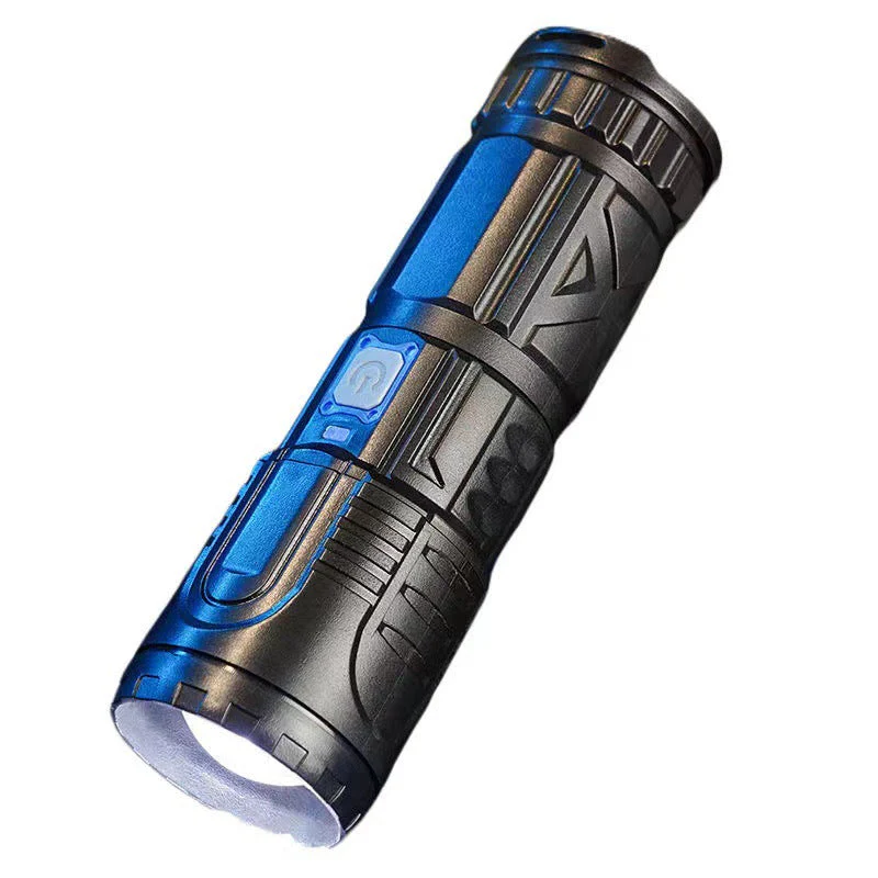 White Laser Telescopic Zoom Flashlight - Image 8