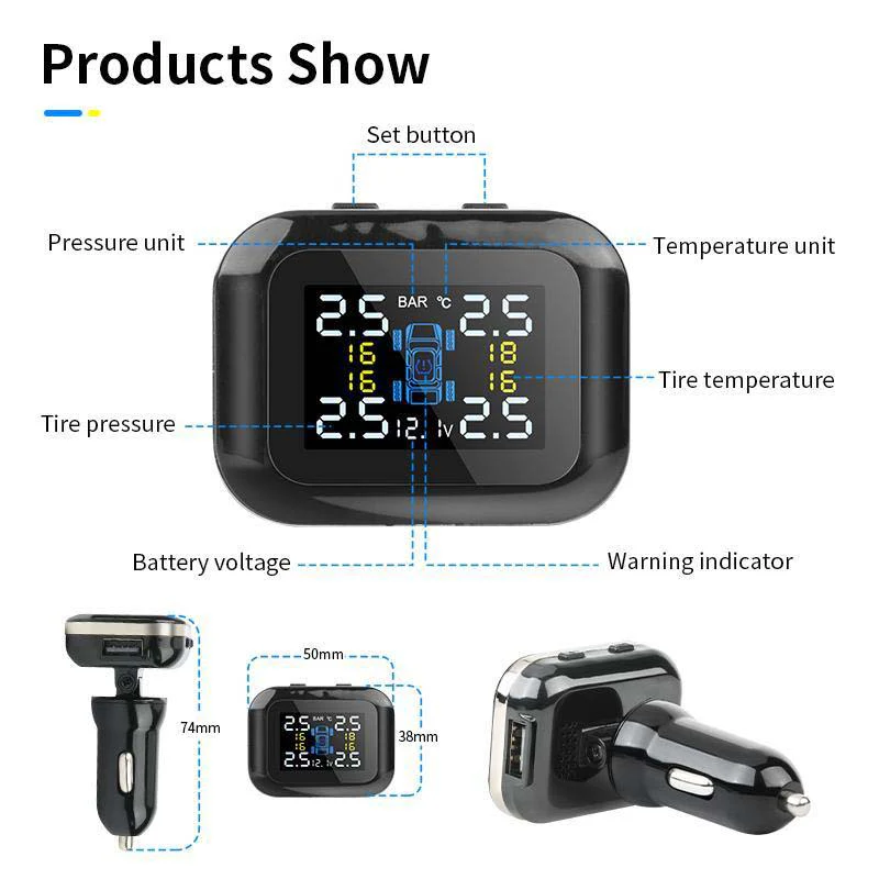 Wireless Tire Pressure Monitoring System (TPMS) for Automobiles - Image 6