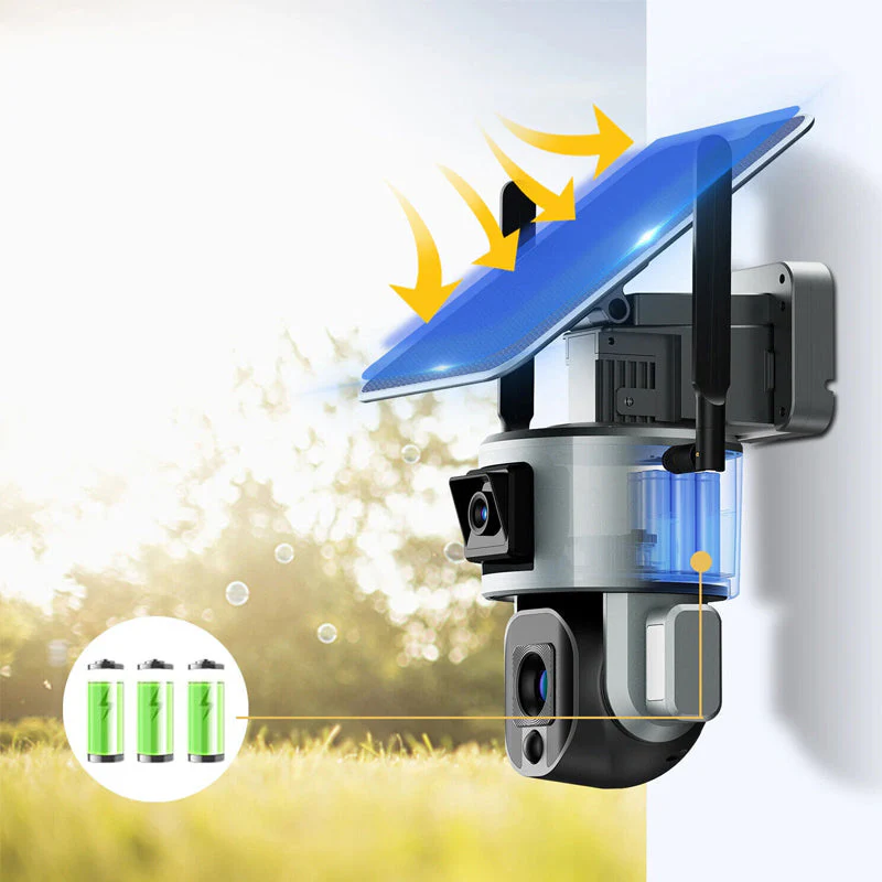 Wireless Solar Zoom Security Camera - Image 2