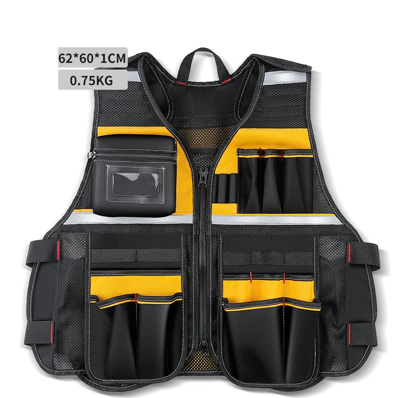 ⏰Adjustable Lightweight Construction Work Tool Vest - Image 9
