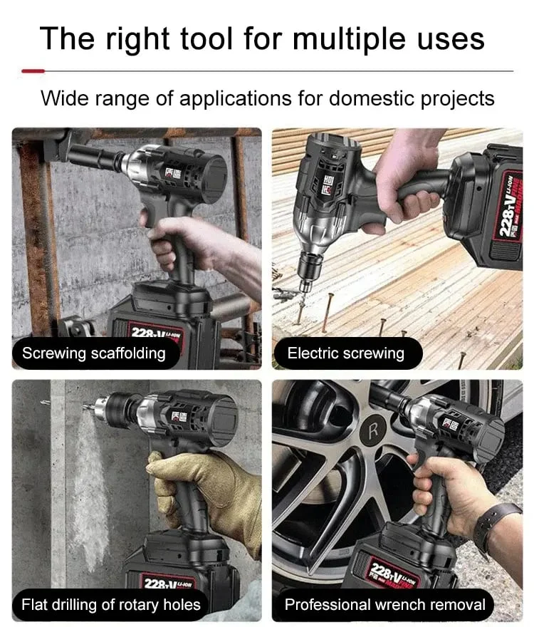 📢📢50% OFF !!!⏰ Hot Sale! Brushless Electric Wrench for Ultimate Power and Precision - Image 5